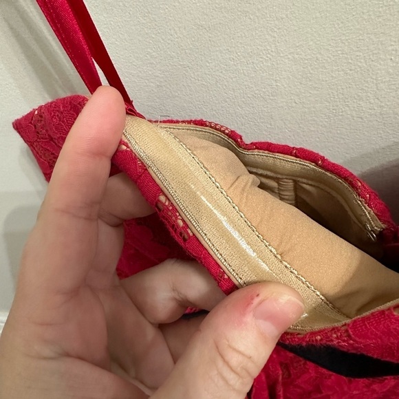 BCBGMaxAzria Alexandra Women’s Rio Red Strapless Lace Dress size 8 NWOT - Picture 7 of 15